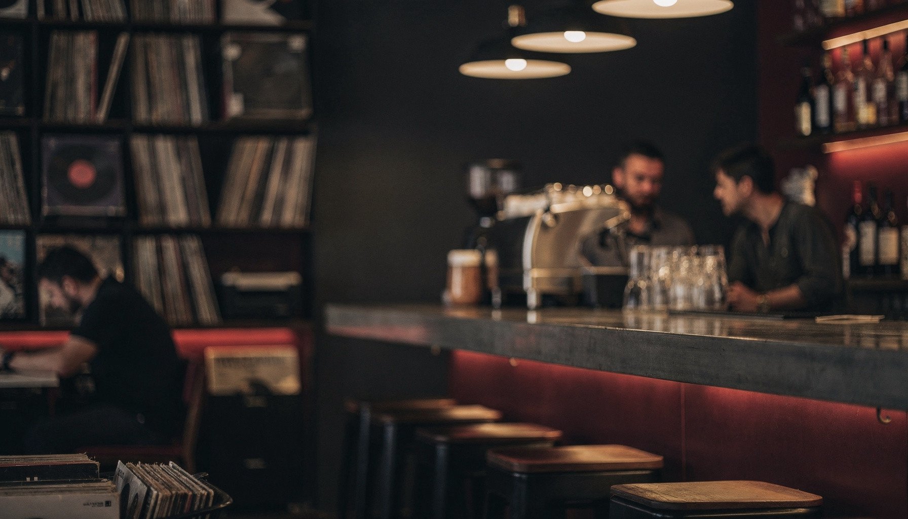 Black Dog Vinyl Cafe website preview