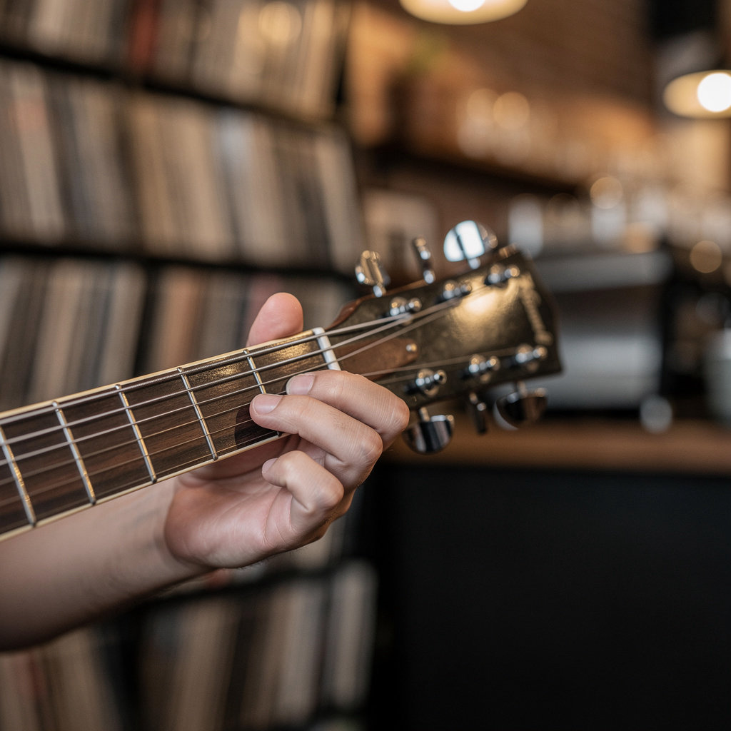 Black Dog Vinyl Cafe live music performance with local musicians performing on stage in welcoming community atmosphere